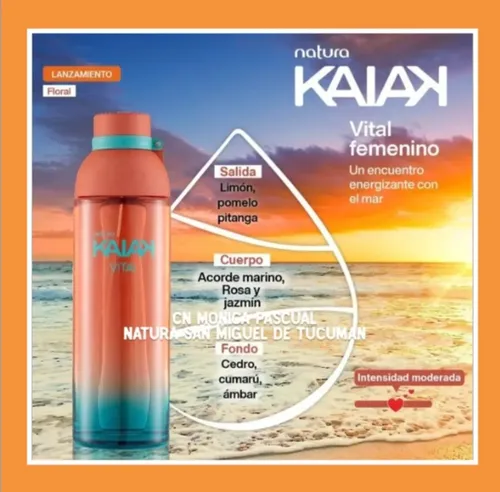 Natura Kit Kaiak Vital Femenino Eau De Toilette Mbp