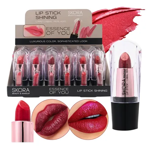 Lapiz Labial Perlado Lipstick Shining Skora Essence Of You Color