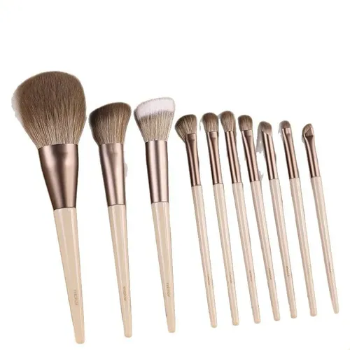 Pincel De Maquillaje Msq 10 Piezas Set Pinceles De Polvo
