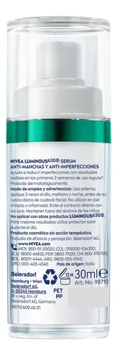 Nivea Luminous 630 Antimanchas Serum Anti-acne 30ml