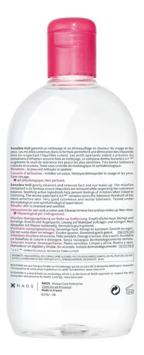 Agua Micelar Bioderma Sensibio H2o P Rosacea Sensible 500 Ml