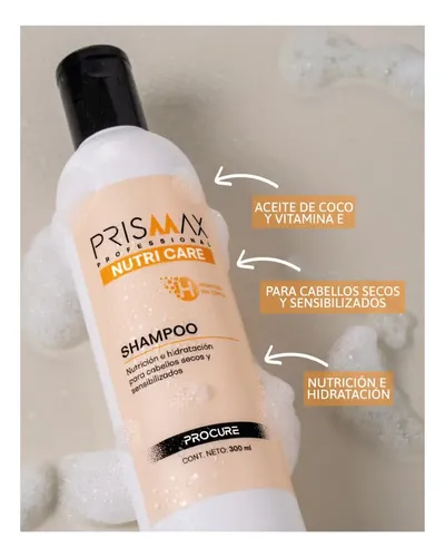 Prismax Nutri Care Shampoo + Acond Cabellos Secos Ch – 3c