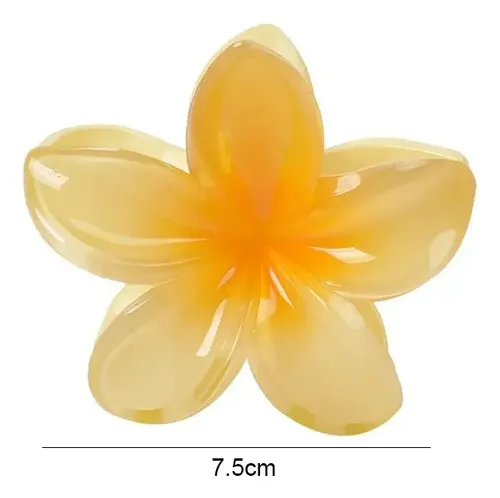 Pack 12 Broches Pinzas Pelo Flor Hawaiianas Hibiscus Bali