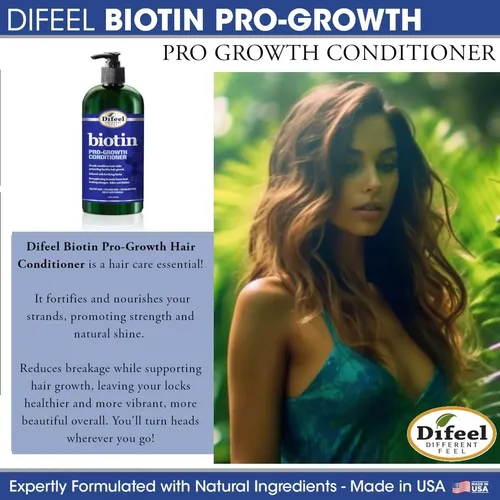 Set 4 Pasos Difeel Biotina Crecimiento Cabello