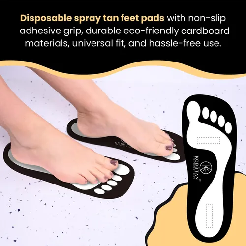 Pads Para Pies De Spray Bronceador Kobbtan Autobronceante 60