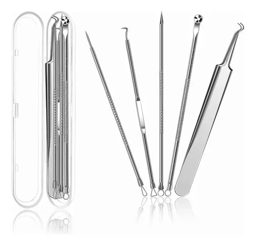 Kit De Eliminación De Espinillas Y Acné De Acero Inoxidable,
