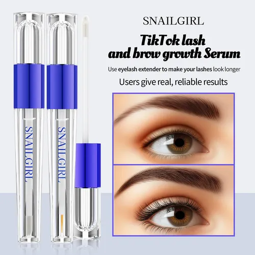 2pcs Suero Cejas Y Pestañas Crecimiento Fortalecedor