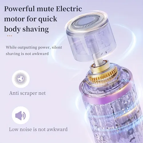 Afeitadora Eléctrica 2 En 1 Para Mujer, Dispositivo De Depil