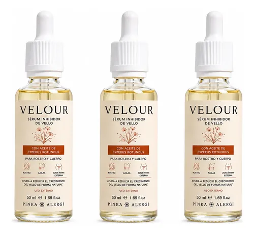 Serum Reductor De Vello Facial Y Corporal Velour 50ml 3×2