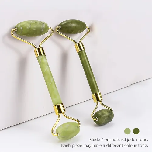 Set Rodillo Jade Y Gua Sha Facial Antirrojeces