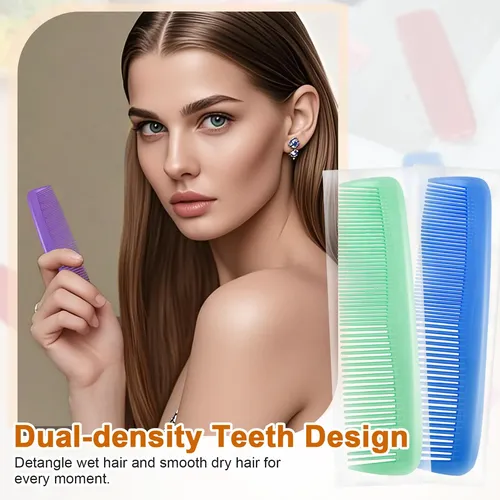 Peine Para Cabello Josehana 13cm 8 Colores Paquete De 20