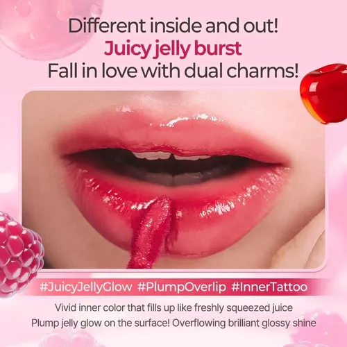 Tinte Labial Corea Berrisom Jelly Tattoo Raspberry 3.8 G