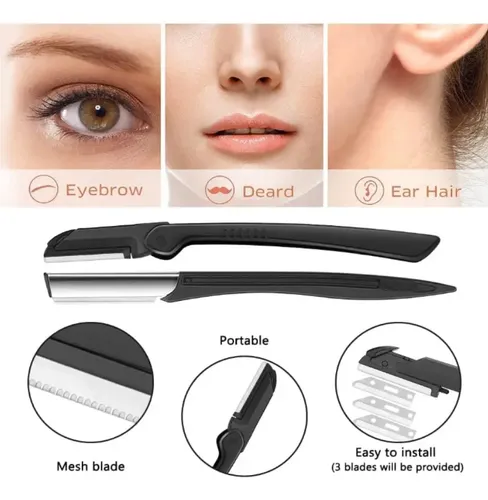 For 12 Uds Herramientas For Cejas Pinzas Tijeras De *yy
