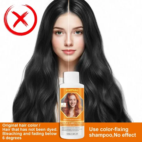 M Shampoo Tinte Para Cabello Sumifang 120ml Triple Cuidado D