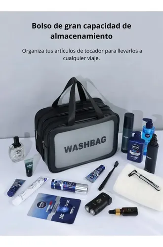 Set 3 Neceser Bolso Organizador Viaje Maquillaje Cosméticos