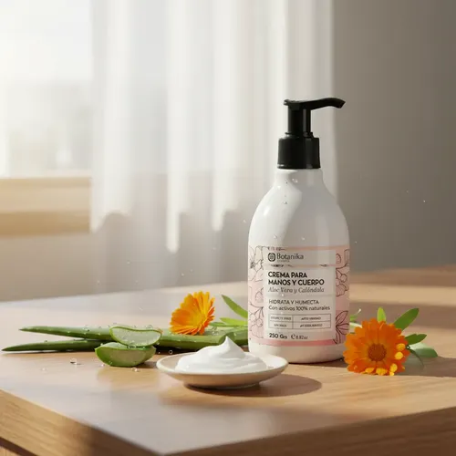 Crema Hidratante Manos Cuerpo Botanika Aloe Vera Y Calendula
