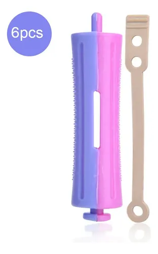 Rulos For El Cabello, 6 Piezas, Rulos Con Clip Estándar .