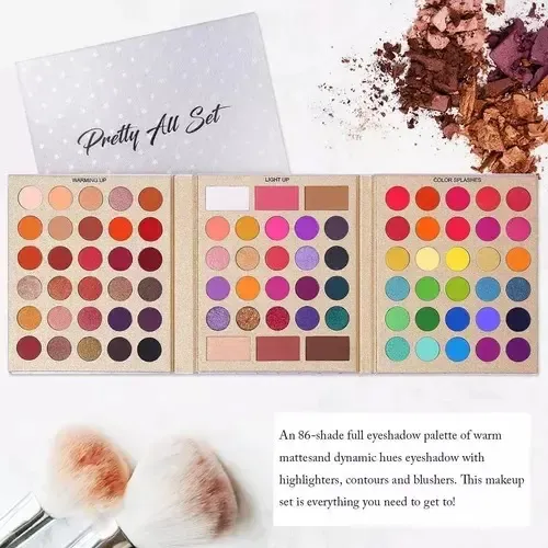 99 Kits De Maquillaje Sombra De Ojos Cepillo De Maquillaje