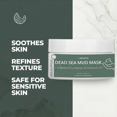 Mascarilla Facial Arcilla Mar Muerto 118 Ml Con Aceites