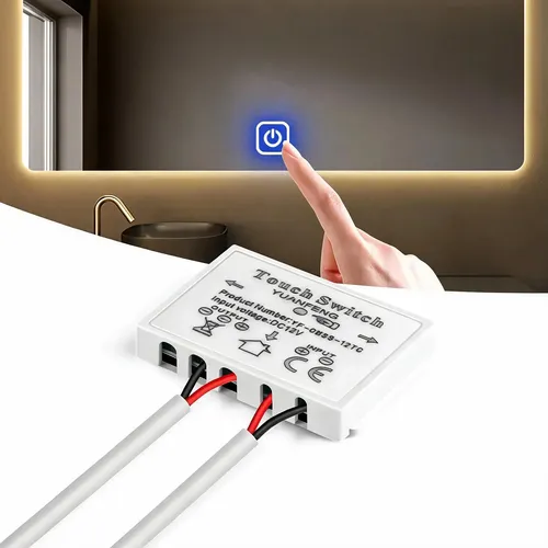 Interruptor Táctil Para Espejo Sensor Para Tira Led 12v 36w