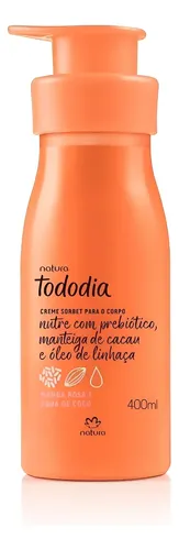 Crema Cuerpo Mango Rosa Y Agua De Coco Tododía 400ml Natura