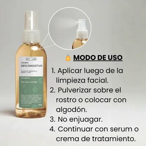 Tónico Dérmico Herbáceo Aloe No2 Arvensis Spray 125cc