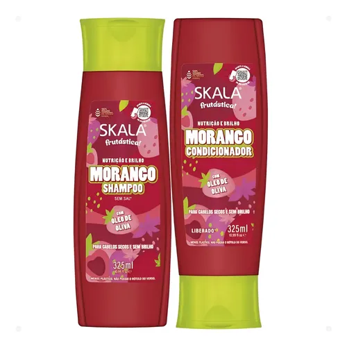 Skala Kit Shampoo Y Acondicionador Morango – Frutástica