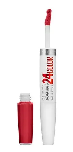 Labial Maybelline Super Stay 24 Color Larga Duración Acabado Mate Color Keep up the flame