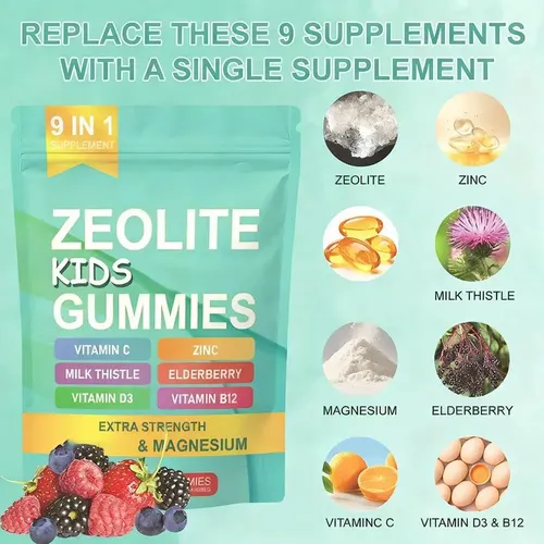 Commoditygoma De Desintoxicación De Zeolita Para Niños, Gomo