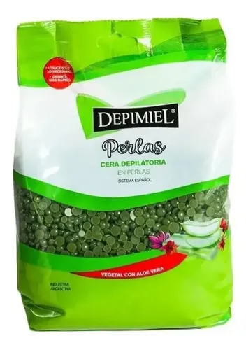 Depimiel Cera Depilar Vegetal Perlas Sistema Español 400 Gr