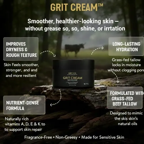 Crema Facial Anti-edad Con Sebo De Res Alimentado Con
