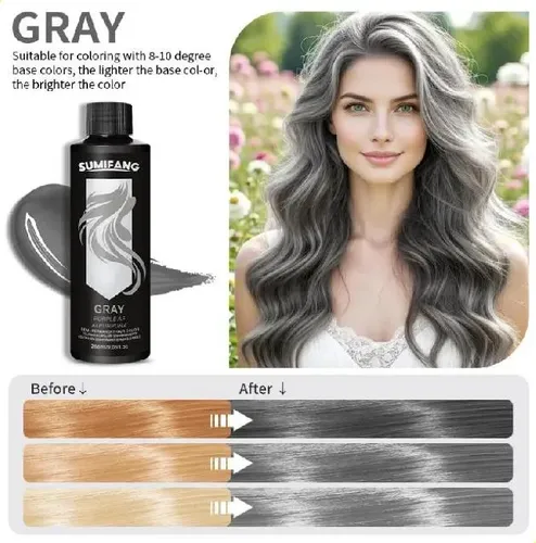 Ltinte Semipermanente Lj Grey Para Cabello Decolorado 268 Ml