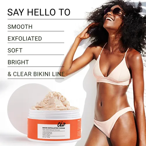Bikini Area Exfoliator, Exfoliating Scrub For Bikini Area,