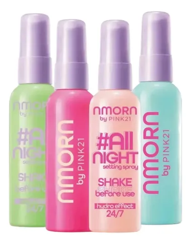 Fijador De Maquillaje Pink21 Nmorn -efecto Matificante