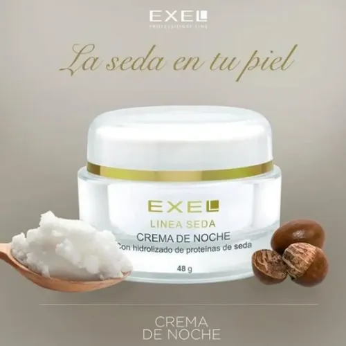 Skincare Rutina Crema Dia Y Noche Antiedad Antiage Seda Exel