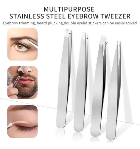 Pinza De Punta Fina Para Depilar Cejas Y Vello Facial