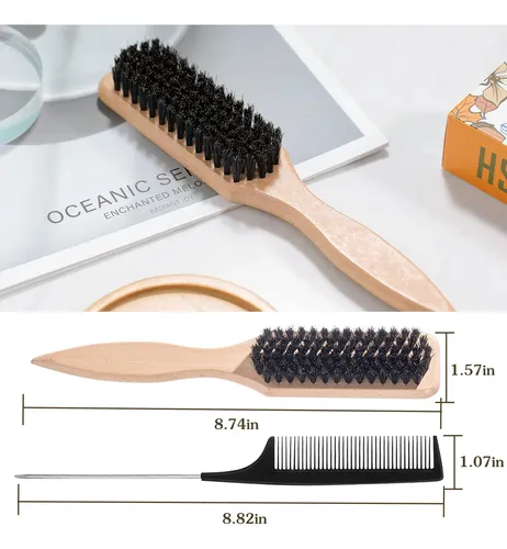Set De Cepillos Para El Cabello Blueforest Era Boar Bristle