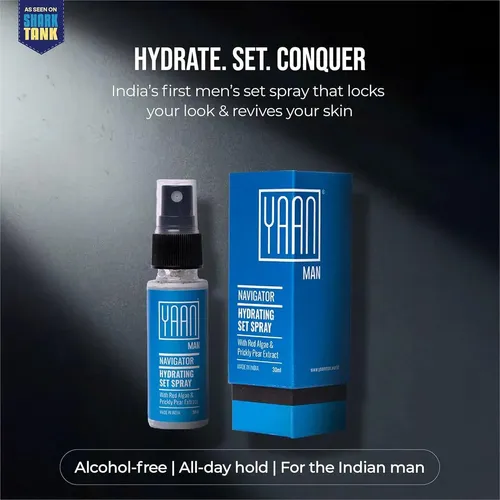 Spray Fijador Hidratante Yaan Con Algas Rojas Y Pera 60 G