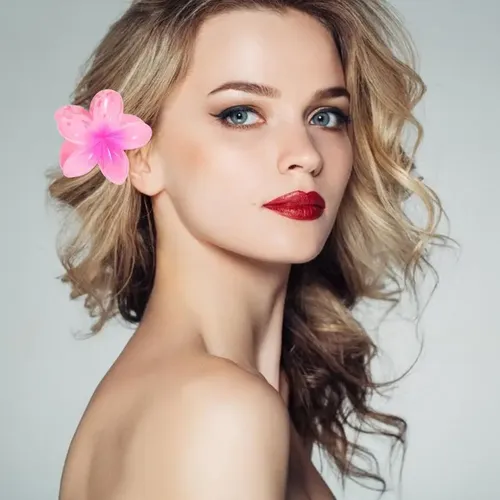 Ganchos De Pelo En Forma De Flor Nuevos My1.