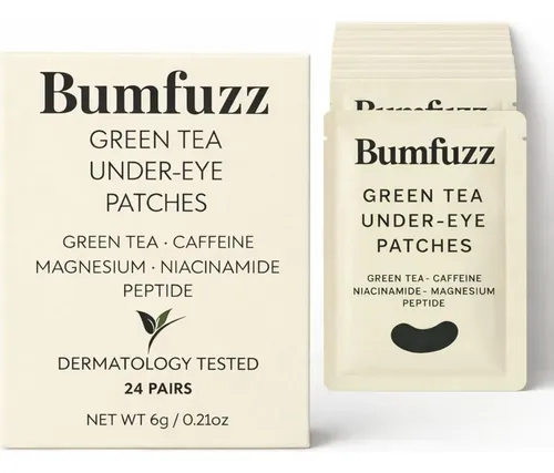 Parche Ojeras Té Verde Y Cafeína 24 Pares Bumfuzzle