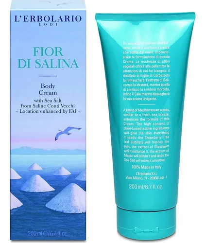 Crema Corporal L’erbolario Sal Marina 8.8 Oz