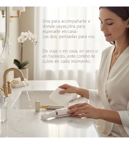 Depiladora Eléctrica Recargable 5en1 +depiladora Mujer Usb