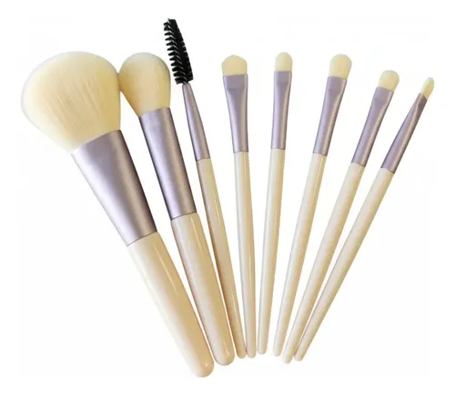 Brochas ,pincel Maquillaje X 8 Unidades De 10 Y 12 Cm