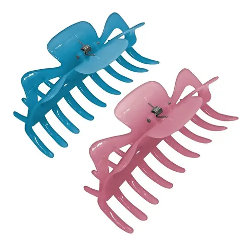 Broches Para Cabello 9 Dientes Colores X 6 Unidades Color 2