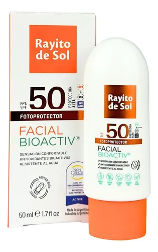 Protector Solar Facial Bioactiv Fps 50 Rayito De Sol 50g
