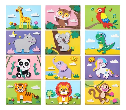 2025 Kits De Arte De Pegatinas For Niños Pegatinas De &um