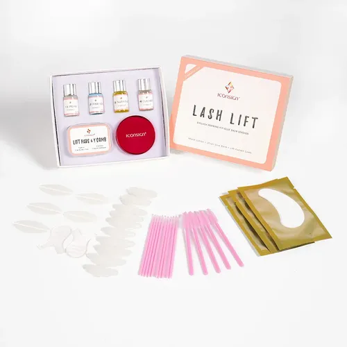 Kit De Planchado De Pestañas Con Queratina Mejorado Y Durade