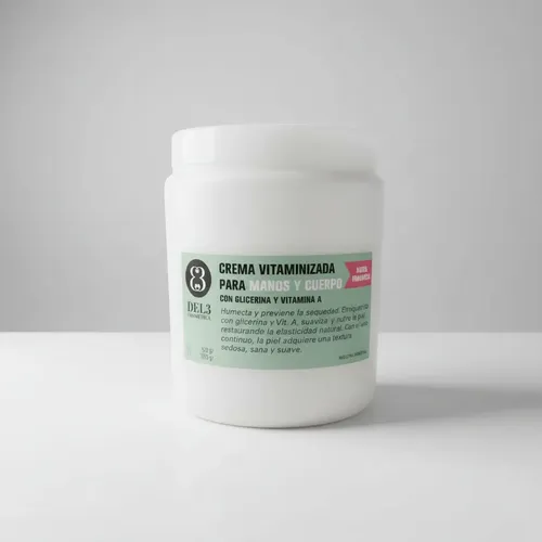Crema Vitaminizada Para Manos Y Cuerpo Del3 X Kilo