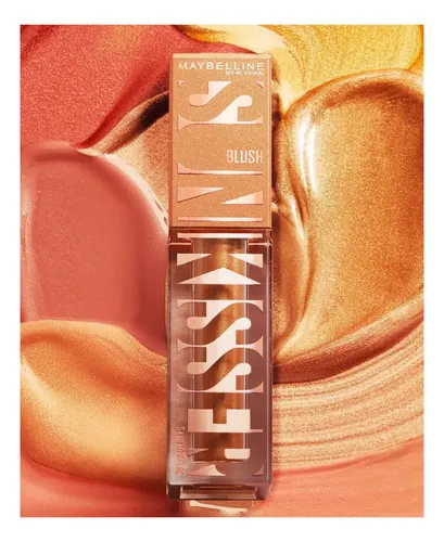 Rubor líquido Maybelline Sun Kisser USA 10 Sun Tempt, tono de maquillaje
