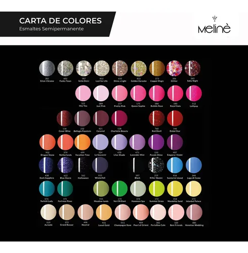 Combo X 2 Esmaltes Semipermanentes Color Gel Uv Led Meline